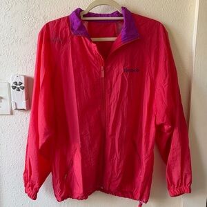 Vintage Reebok Hot Pink Windbreaker
